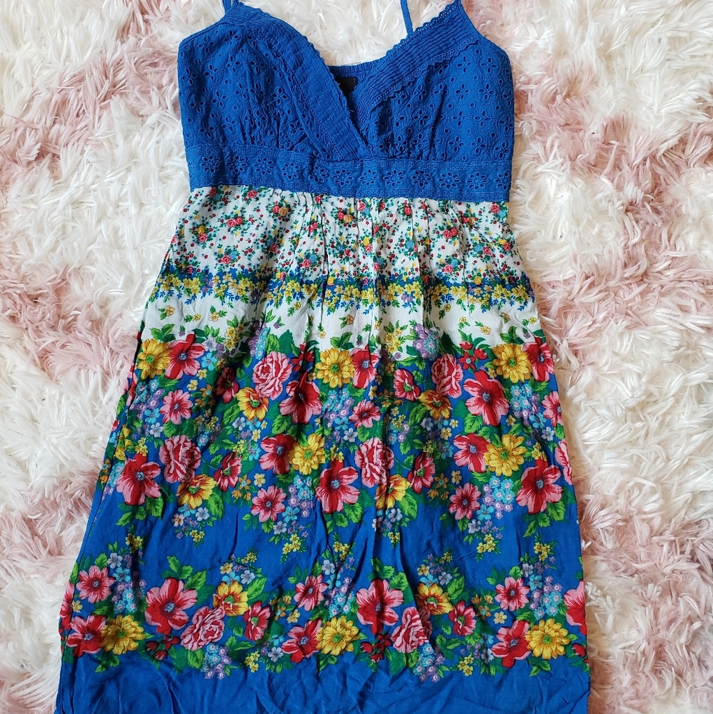 Strap Short Boho Dress